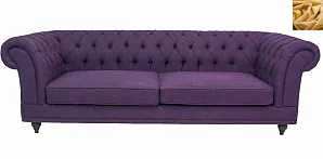 заказать Диван мягкий арт-деко Neylan Purple желтый в интернет-магазине