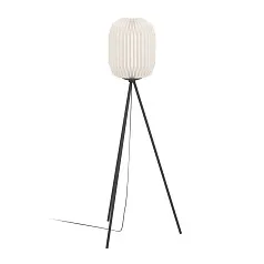 красивые 44104 Торшер BELGRAVE, 1x60W(E27), сталь, черный, бумага, белый