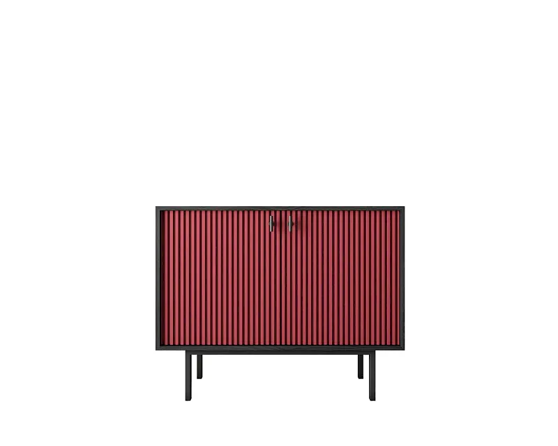 Комод с двумя дверками "Эмерсон (Emerson)" арт EM02/red/L