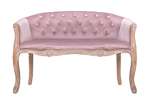 заказать Двухместный дизайнерский диван Kandy Double Pink Velvet