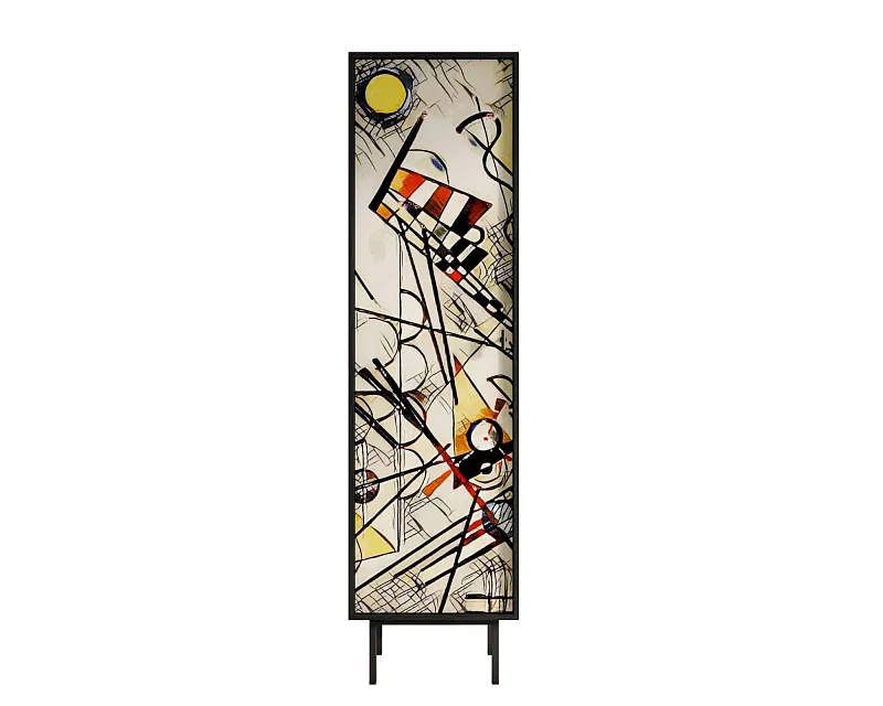 Шкаф c одной дверкой "Эмерсон (Emerson)" by Kandinsky арт EM101/Print_01