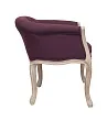 Низкое кресло ретро Kandy Violet №1