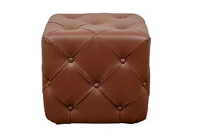 Дизайнерский пуф Amrit Light Brown Leather в интернет-магазине