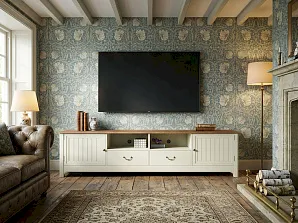 красивые Бежевая консоль "Оливия (Olivia)" под TV удлиненная арт GC3006С на заказ