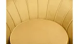 Кресло с пуфом ракушка Pearl Yellow №4 в Екатеринбурге
