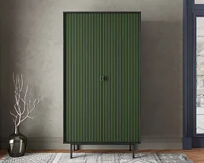 фото Шкаф двухдверный "Эмерсон (Emerson)" арт EM091/green/L