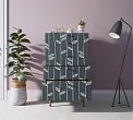 Комод высокий "Бербер (Berber)" принт 18 арт BB10/Print_18 №1