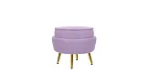 Кресло с пуфом ракушка Pearl Purple №5 в Екатеринбурге