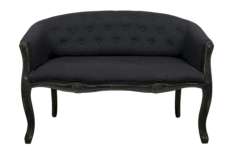 Двухместный дизайнерский диван Kandy Double Black Old в Екатеринбурге