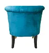 Низкое кресло Aviana Blue Velvet №2 в Екатеринбурге