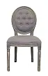 Дизайнерский обеденный стул модерн Volker Button Grey №0 в Екатеринбурге