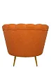 Низкое кресло ракушка Pearl Orange Boucle №3 в Екатеринбурге