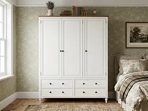 заказать Шкаф трехстворчатый "Одри (Odri)" с ящиками арт od2127KR3