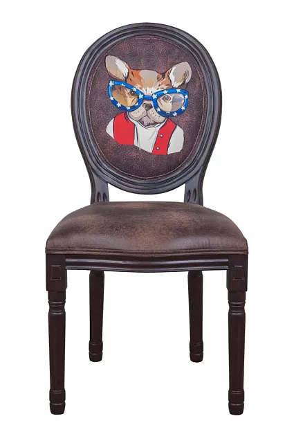 Стул Volker Brownie Bulldog Print в Екатеринбурге
