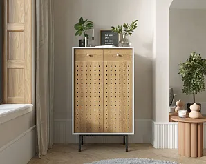 купить Комод высокий с дверками и ящиками КОТО (KOTO) арт KT19 в интернет-магазине