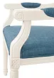 Мягкий стул с подлокотниками Wilton White №4 в Екатеринбурге