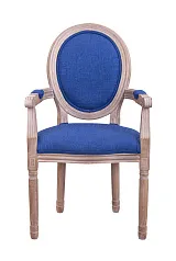 стильный Мягкий стул с подлокотниками Volker Arm Original Blue на заказ