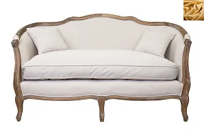 красивые Диван ампир Darcy 2 цвет желтый