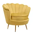 Низкое кресло ракушка Pearl Yellow №1 в Екатеринбурге