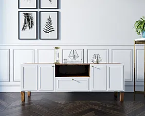 красивые Комод под TV "Андерсен (Andersen)" арт AN15WH в интернет-магазине