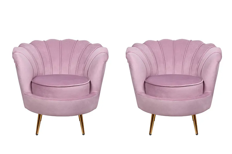 Комплект кресел ракушка Pearl Pink в Екатеринбурге Комплект кресел ракушка Pearl Pink