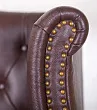 Каминное кожаное кресло Royal Brown №4 в Екатеринбурге