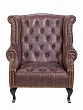 Каминное кожаное кресло Royal Brown №0 в Екатеринбурге