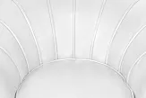 Низкое кресло ракушка Pearl White №5 в Екатеринбурге