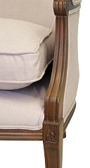 Мягкое полукресло с подлокотниками Tous Beige на заказ в интернет-магазине