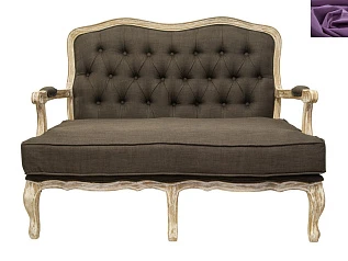 Прямой диван модерн Yareli Brown V2 фиолетовый на заказ в интернет-магазине