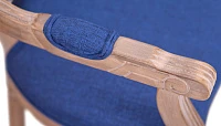 купить Мягкий стул с подлокотниками Volker Arm Original Blue в интернет-магазине