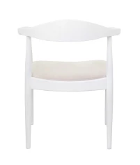 купить стильный Мягкий стул с подлокотниками Carlo White