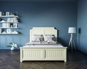 Бежевая кровать "Olivia" 160х200 арт GA3001/16C на заказ