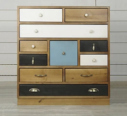 Комод для белья «Aquarelle Birch» 10 ящиков арт RE-19ETG/4 на заказ