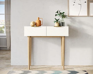 красивые Консоль с двумя ящиками "Line" LN16/GR1/beige в интернет-магазине