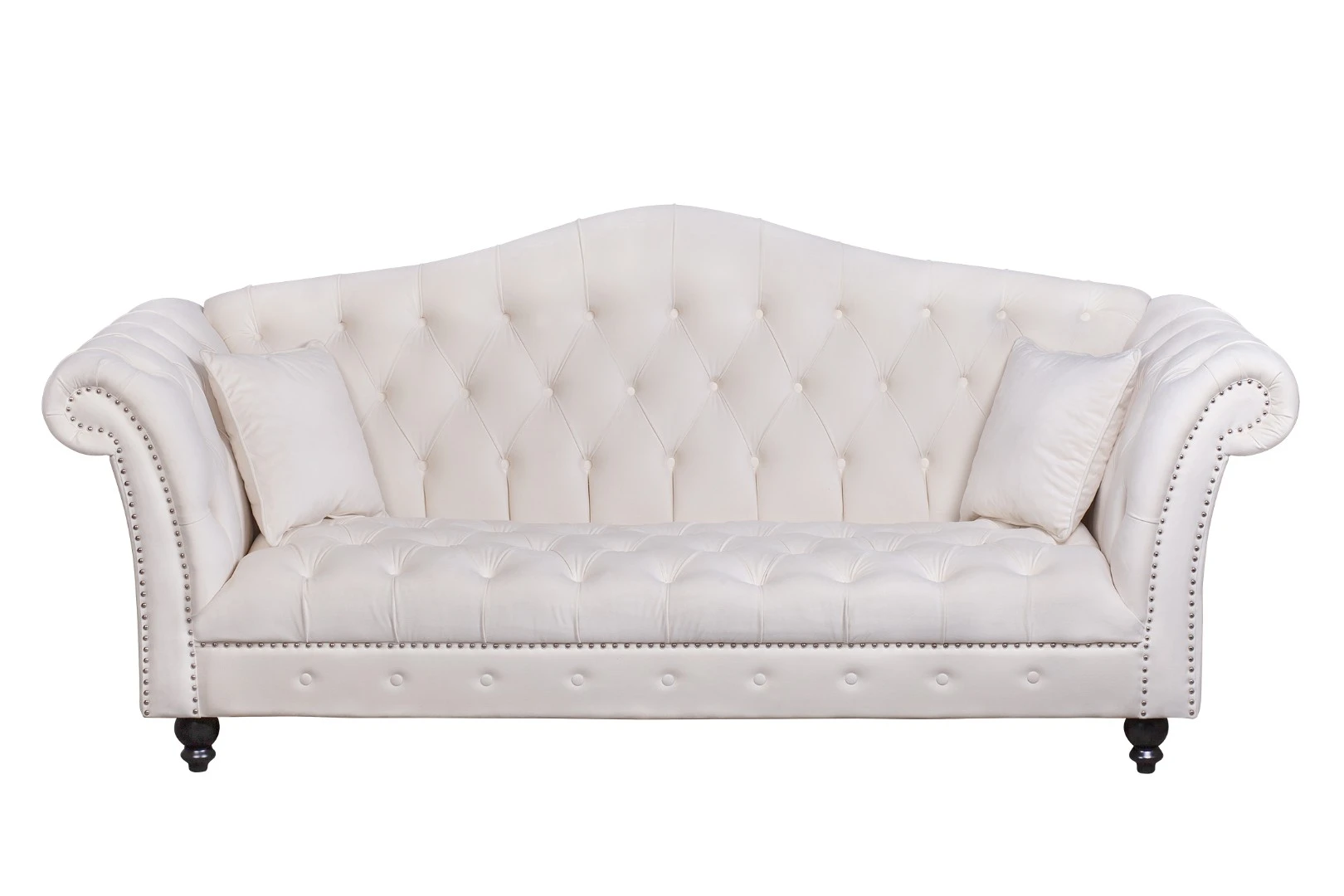 Диван с высокой спинкой Calee Beige