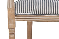 купить Мягкий стул с подлокотниками Volker Arm Black Pinstripe