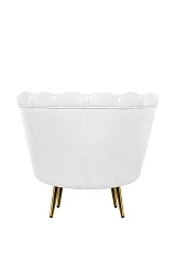 купить стильное Низкое кресло ракушка Pearl White в интернет-магазине