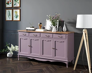 стильный Комод "Leontina lavanda" с ящиками и дверками арт ST9345L