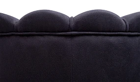 красивое Низкое кресло ракушка Pearl Black