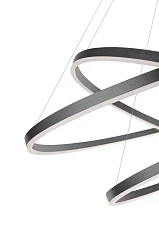 Люстра Orblaze 3 rings 800 black в интернет-магазине