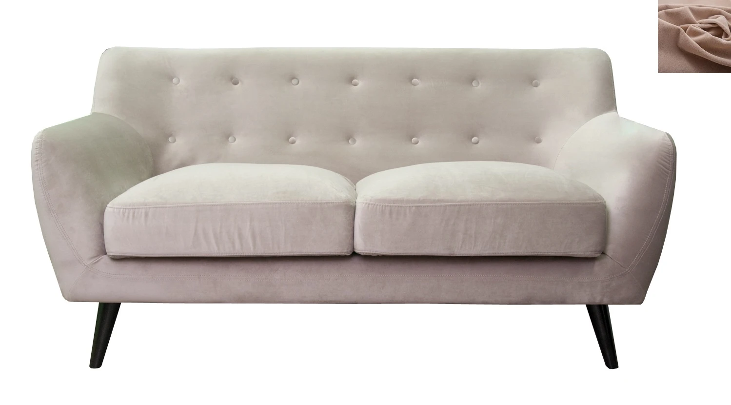 купить стильный Мягкий диван Albert 7 цвет коричневый ширина 190 см в интернет-магазине