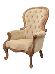 Классическое кресло Madre Light Brown в интерьере