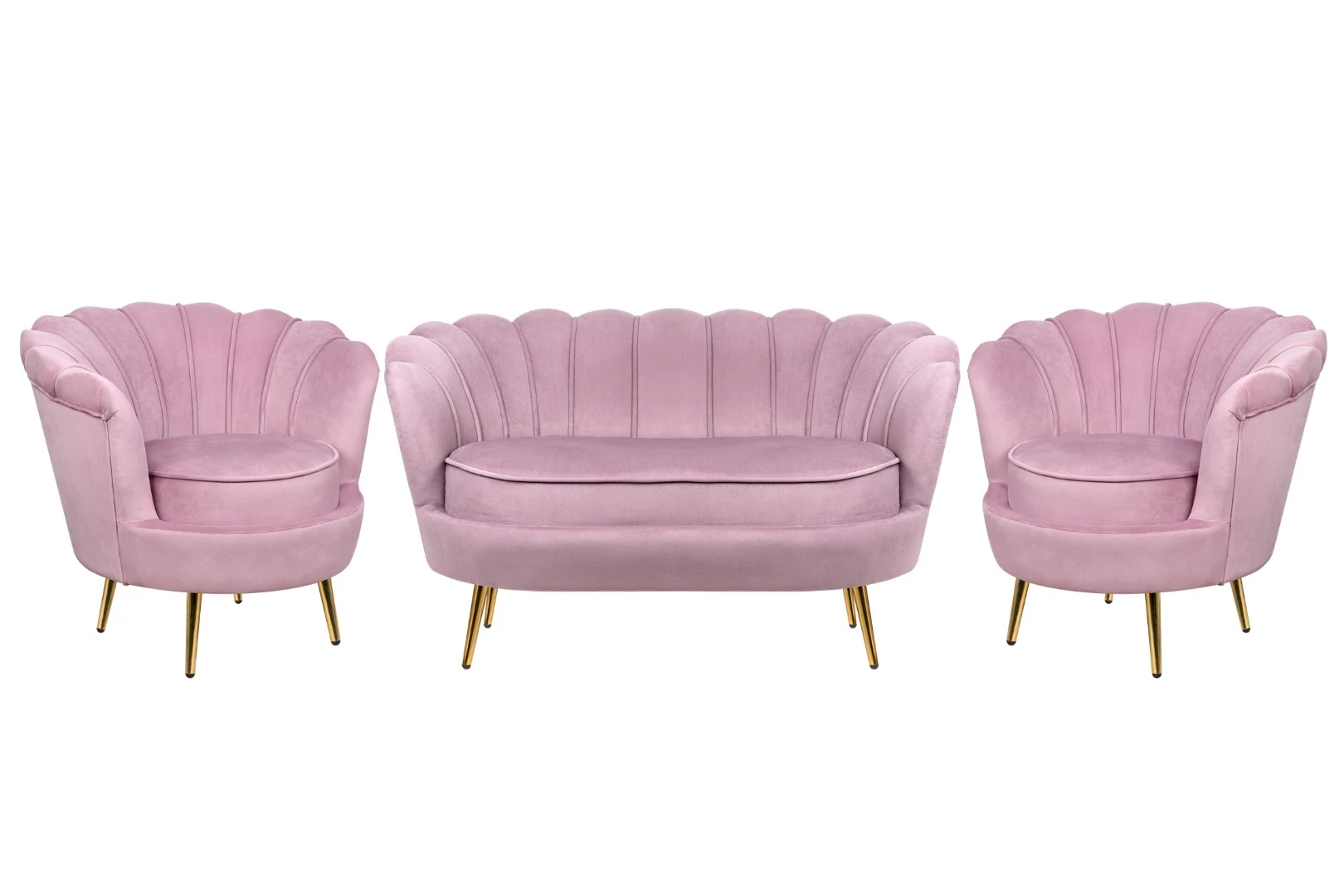 купить Комплект кресел и дивана ракушка Pearl Double Pink