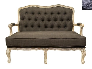 красивый Прямой диван модерн Yareli Brown V2 серый