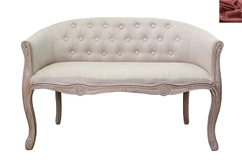 Дизайнерский двухместный диван Kandy Double Mocca цвет красный в интернет-магазине