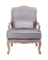 Мягкое полукресло с подлокотниками Nitro Grey Velvet