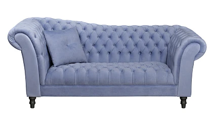 красивый Двухместный диван Lina Blue-B синий