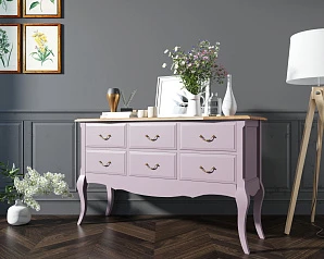купить Консоль "Leontina Lavanda" 6 ящиков арт ST9358L в интернет-магазине