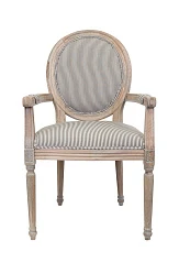 фото Мягкий стул с подлокотниками Diella Pinstripe в интерьере